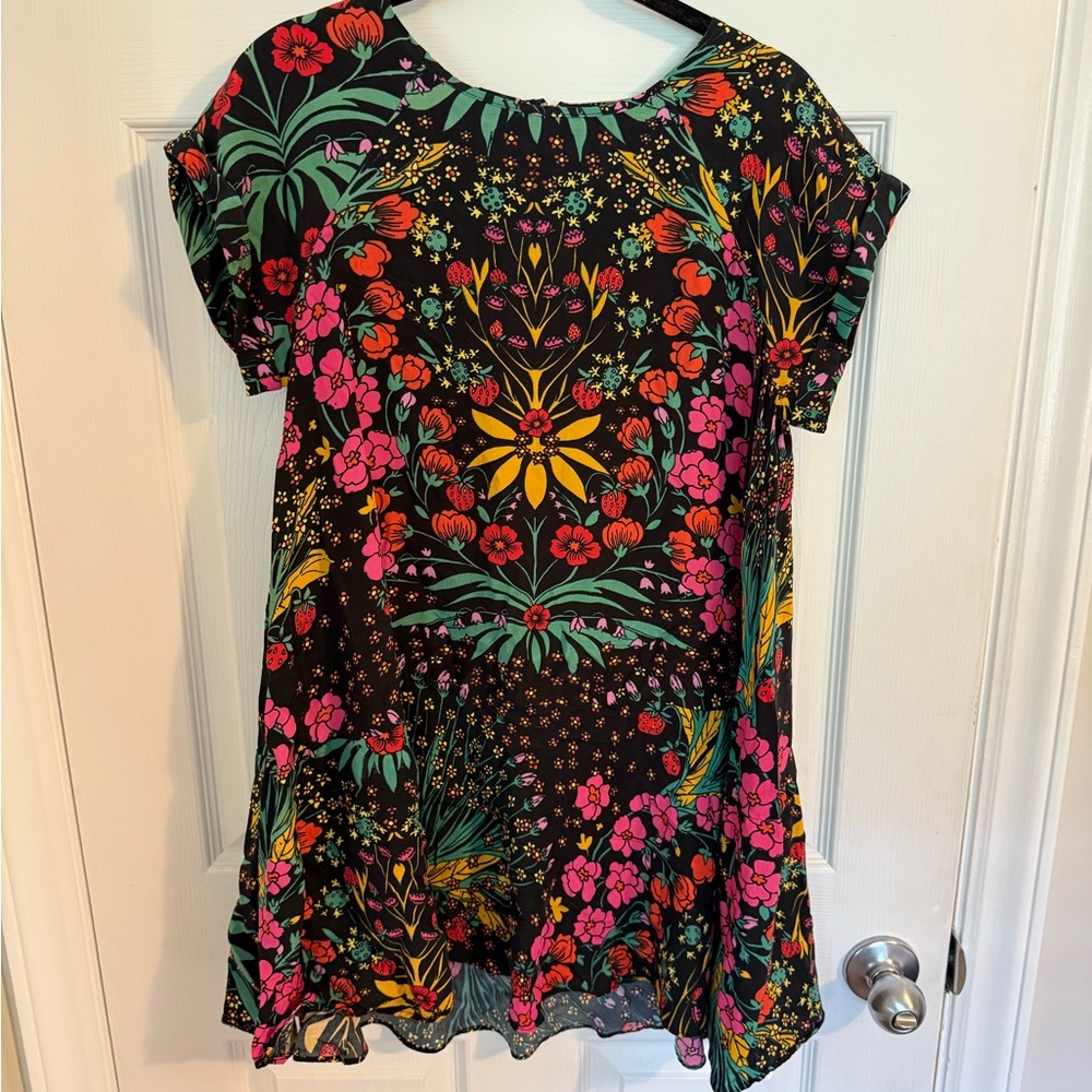Floral Short Sleeve Dress